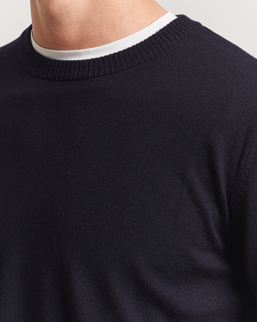 Herren | Pullover | A Day's March | Álagon Merino Crew Navy