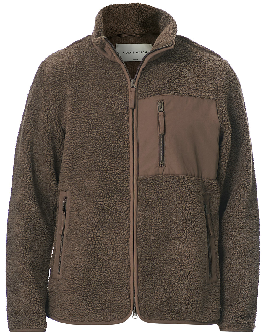 Herren | Pullover | A Day's March | Granån Recycled Fleece Jacket Mole