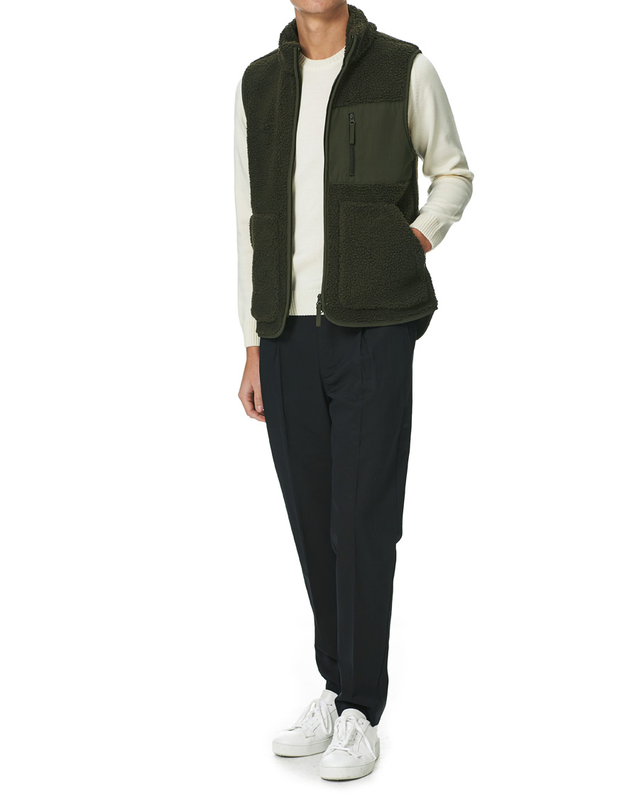 Herren | A Day's March | A Day's March | Arvån Recycled Fleece Vest Olive