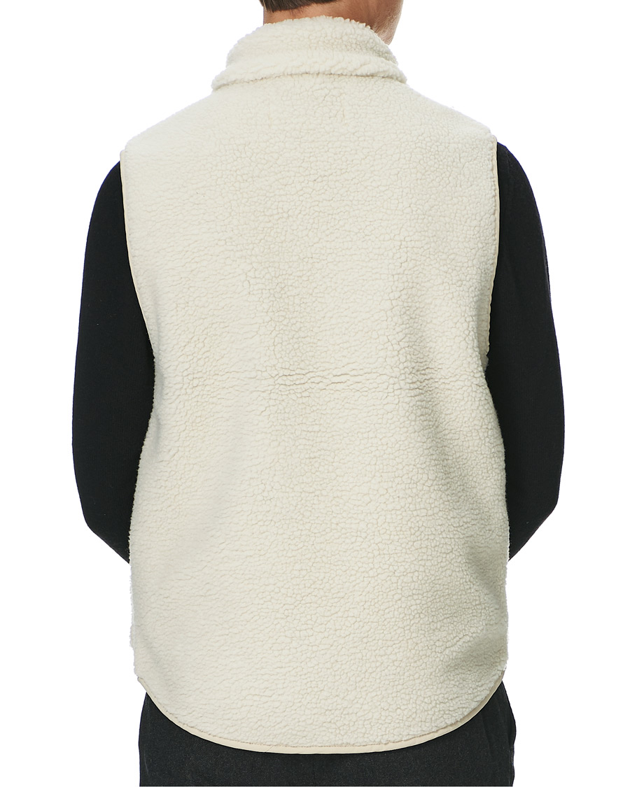 Herren | Pullover | A Day's March | Arvån Recycled Fleece Vest Off White
