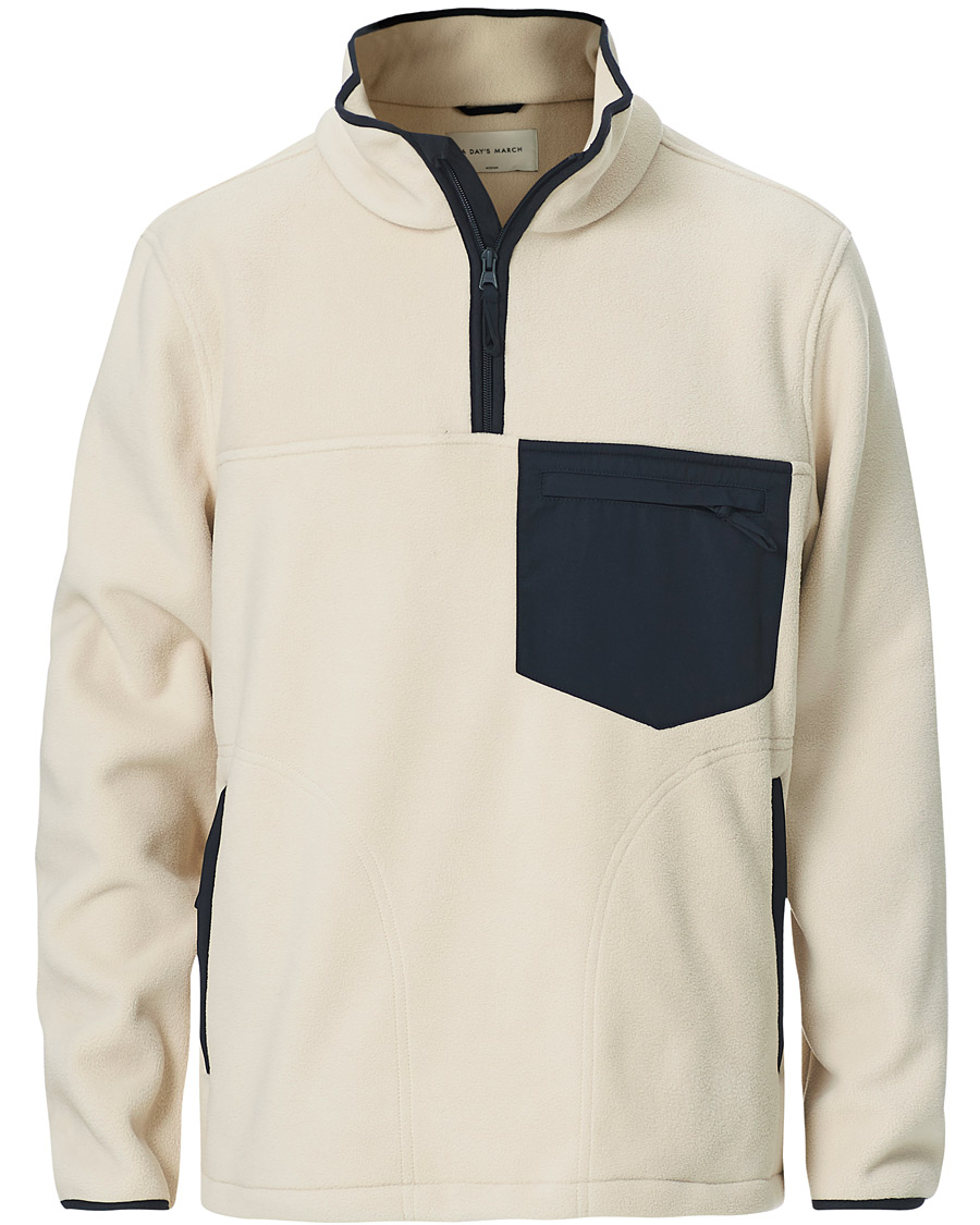 Herren | Pullover | A Day's March | Blackälven Microfleece Half Zip Sand