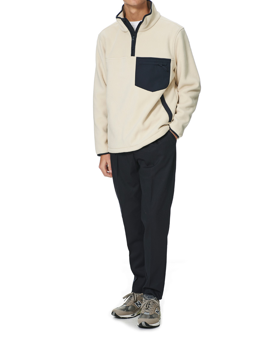 Herren | Pullover | A Day's March | Blackälven Microfleece Half Zip Sand