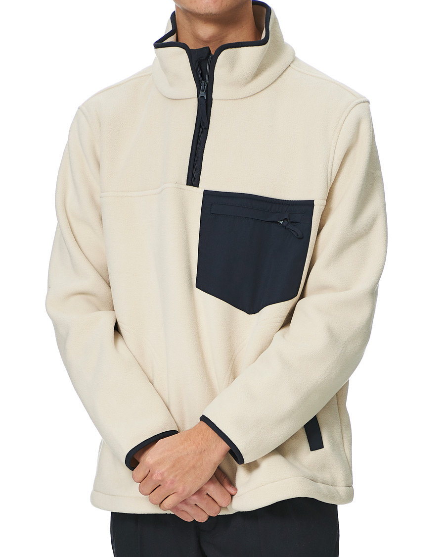 Herren | Pullover | A Day's March | Blackälven Microfleece Half Zip Sand