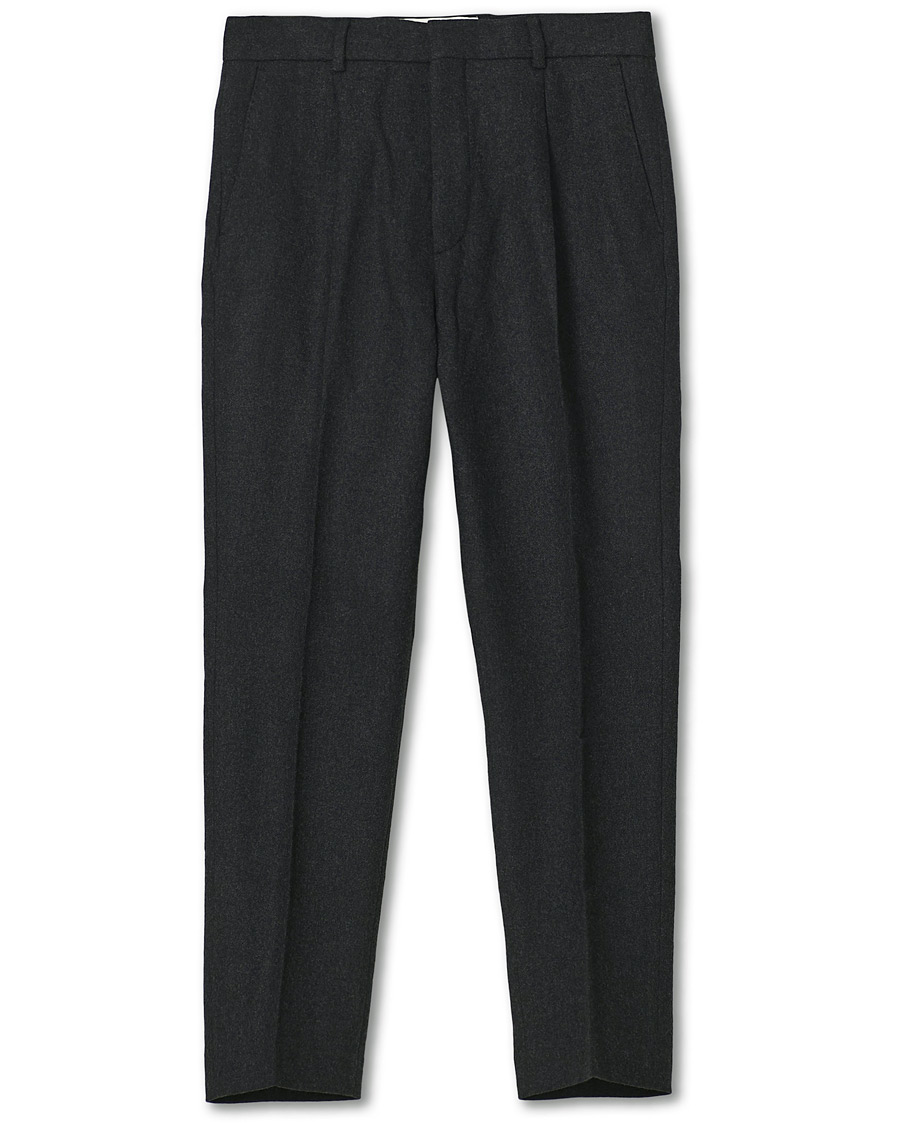 Herren | Hosen | A Day's March | Crovie Wool Trousers Grey Melange