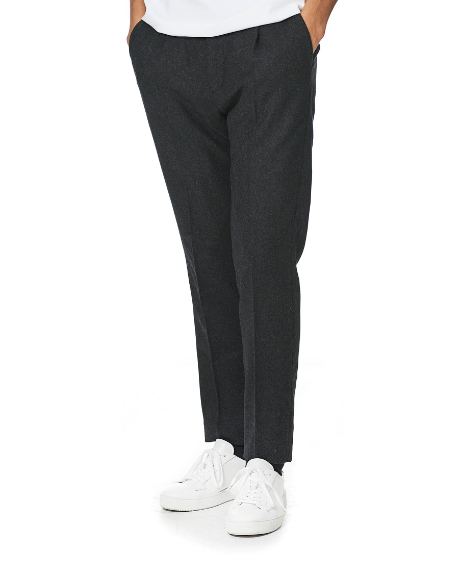 Herren | Hosen | A Day's March | Crovie Wool Trousers Grey Melange