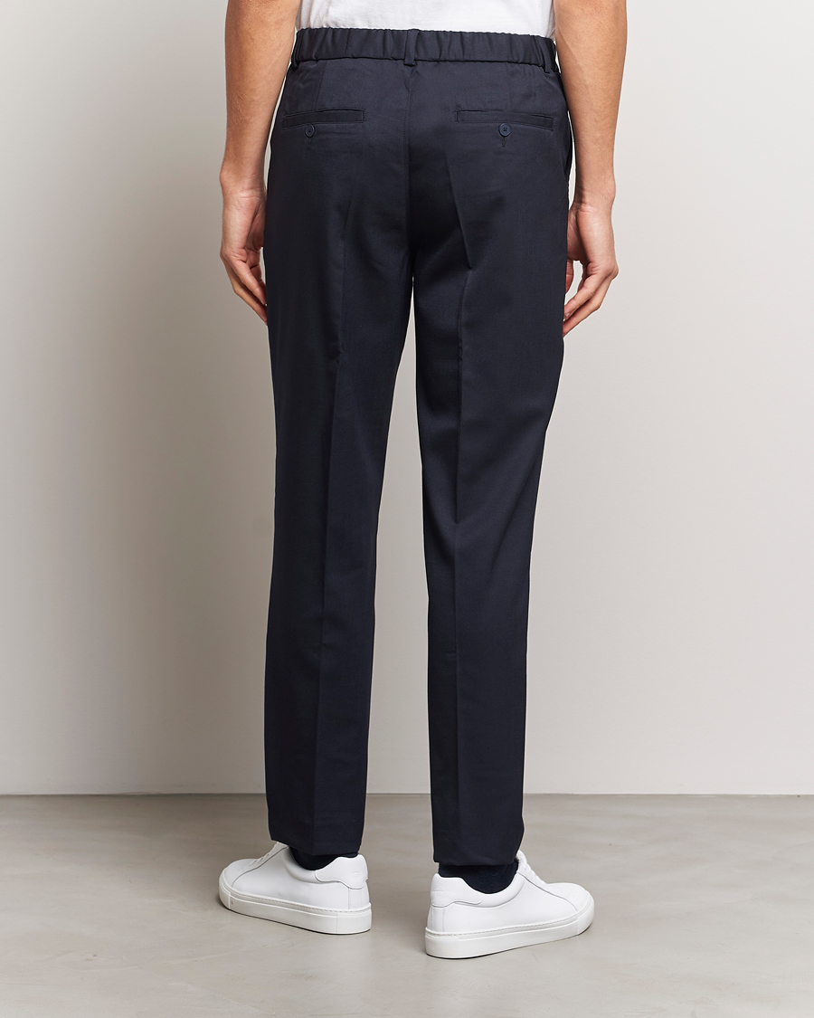 Herren | Hosen | A Day's March | Smart Trousers Wool Twill Navy