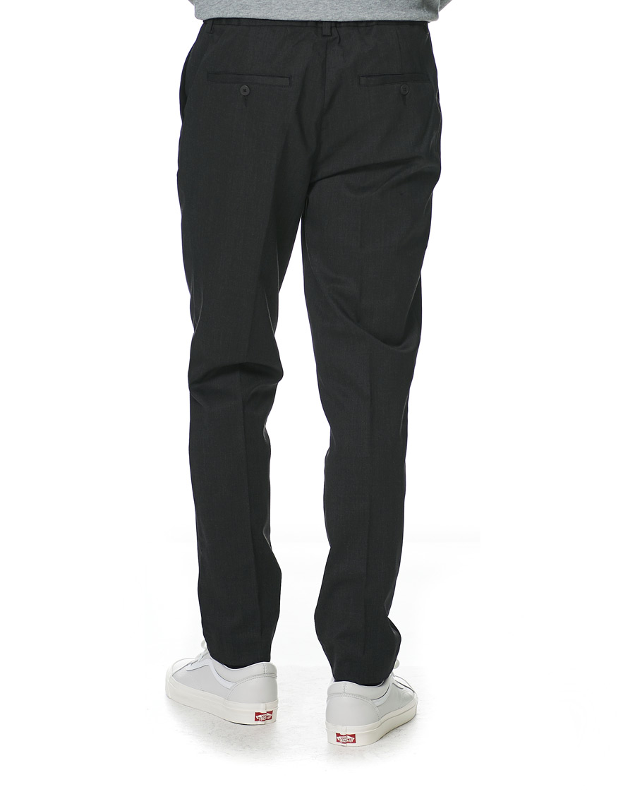 Herren | Hosen | A Day's March | Smart Trousers Wool Twill Charcoal