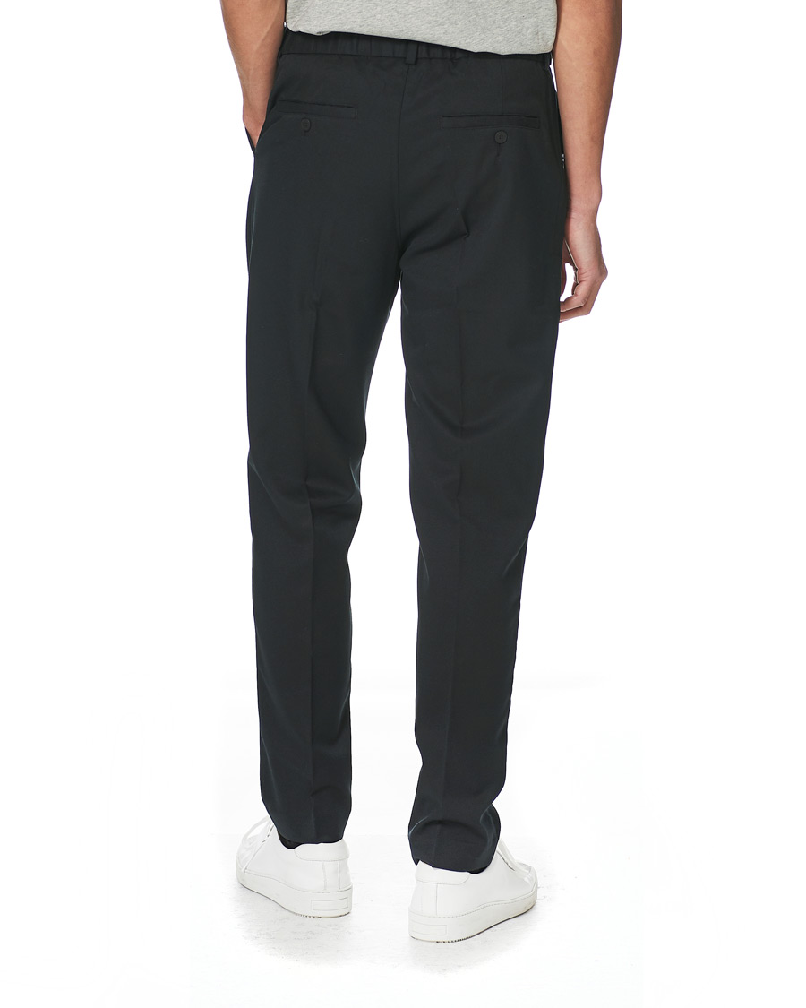 Herren | Hosen | A Day's March | Smart Trousers Wool Twill Black