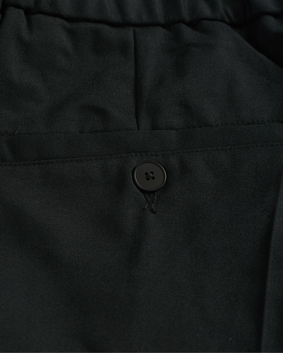 Herren | Hosen | A Day's March | Smart Trousers Wool Twill Black