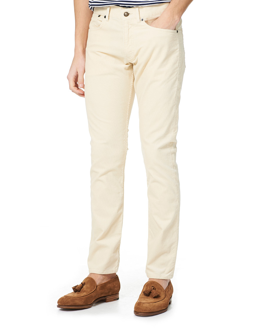 Herren | Hosen | Ralph Lauren Purple Label | 5-Pocket Corduroy Pants Cream