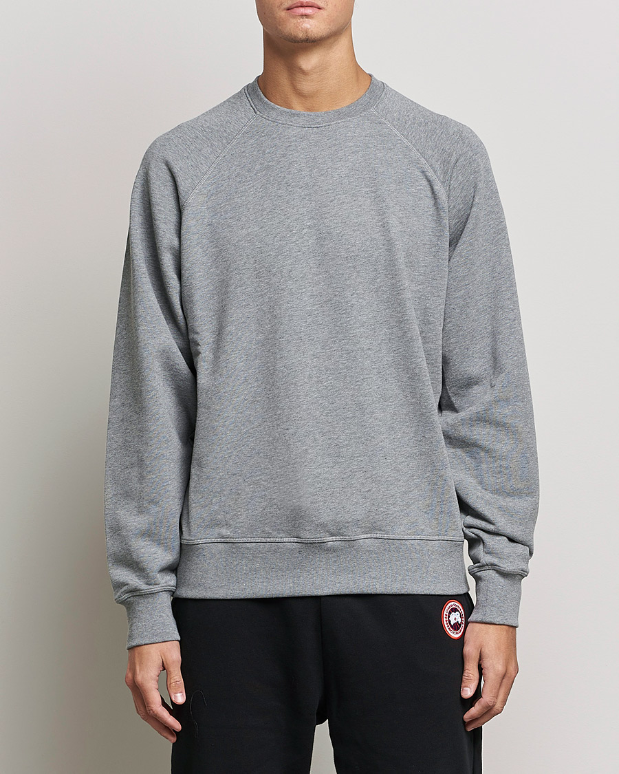 Herren | Graue Sweatshirts | Canada Goose | Huron Crewneck Stone Heather