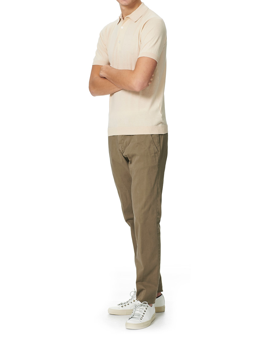 Herren | Poloshirts | John Smedley | Adrian Slim Fit Sea Island Polo Ecru