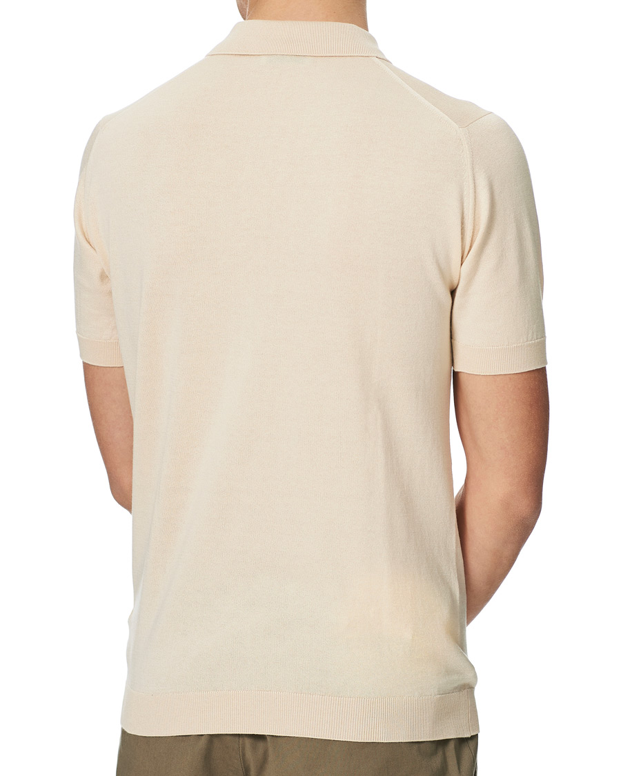Herren | Poloshirts | John Smedley | Adrian Slim Fit Sea Island Polo Ecru