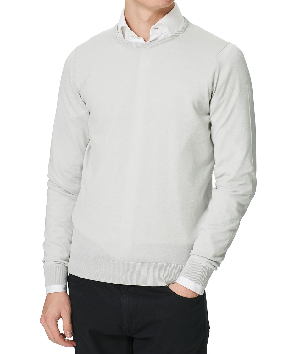 Herren | Pullover | John Smedley | Hatfield Sea Island Crew Neck Cloud