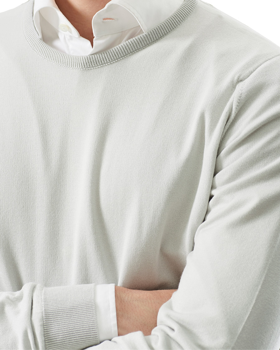 Herren | Pullover | John Smedley | Hatfield Sea Island Crew Neck Cloud