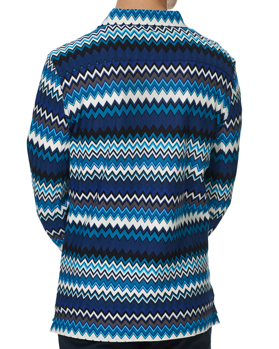 Herren | Hemden | Missoni | Zig Zag Print Shirt Navy