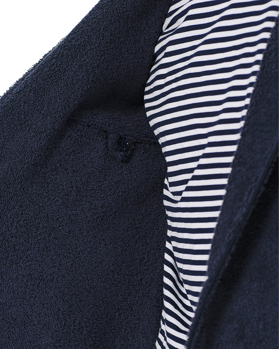 Herren | Pullover | Orlebar Brown | Darvill Cotton Terry Cardigan Ink