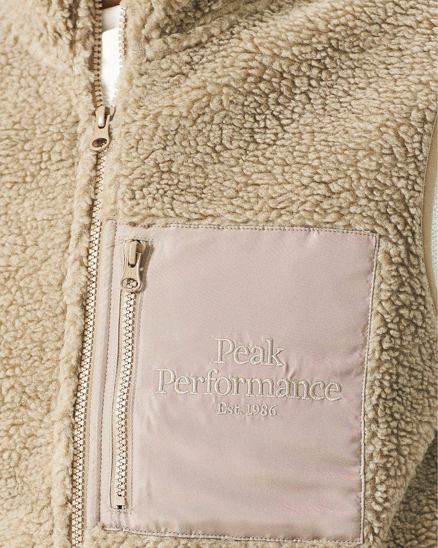 Herren | Jacken | Peak Performance | Pile Fleece Vest True Beige