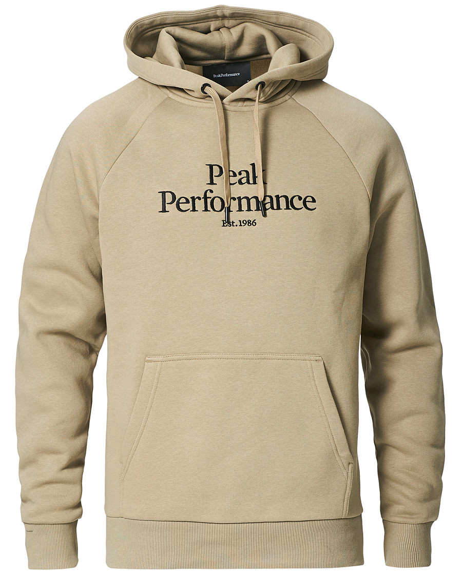 Herren | Pullover | Peak Performance | Original Logo Hoodie True Beige