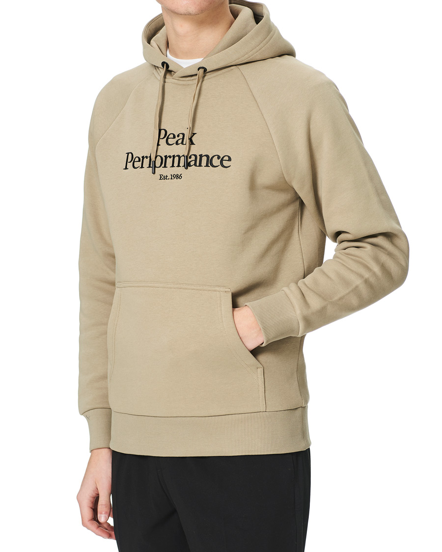 Herren | Pullover | Peak Performance | Original Logo Hoodie True Beige