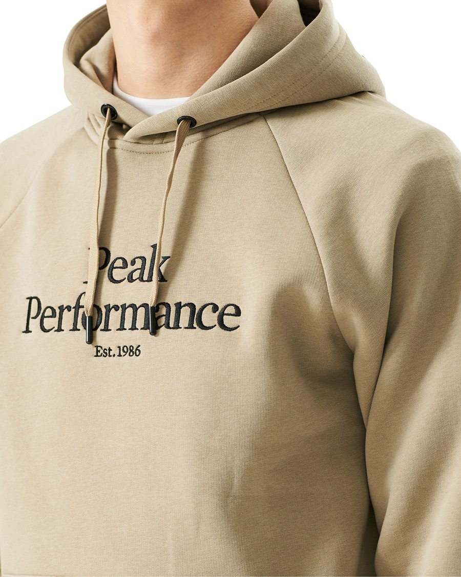 Herren | Pullover | Peak Performance | Original Logo Hoodie True Beige