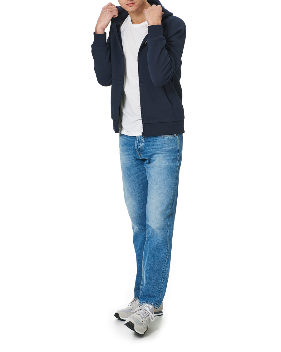 Herren | Pullover | Peak Performance | Original Logo Full Zip Hoodie Blue Shadow