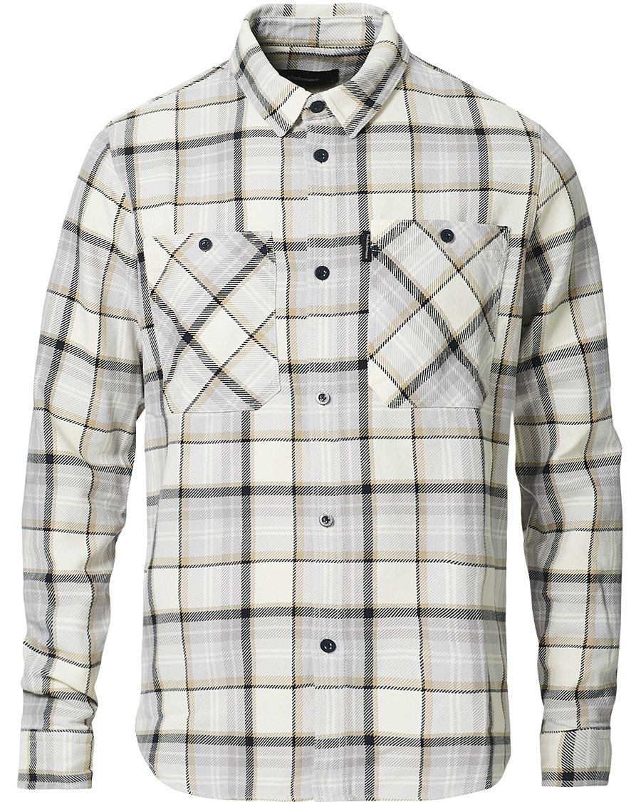 Herren | Hemden | Peak Performance | Cotton Check Shirt Creme Beige