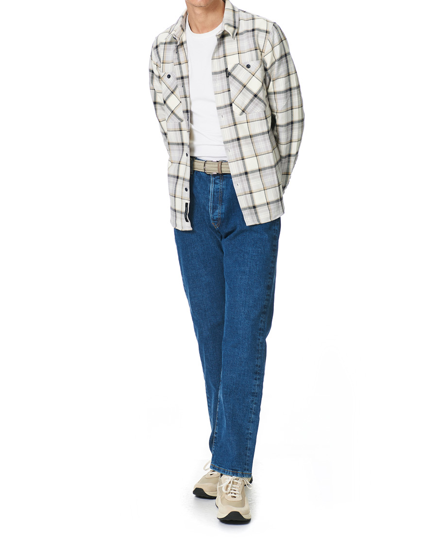 Herren | Hemden | Peak Performance | Cotton Check Shirt Creme Beige