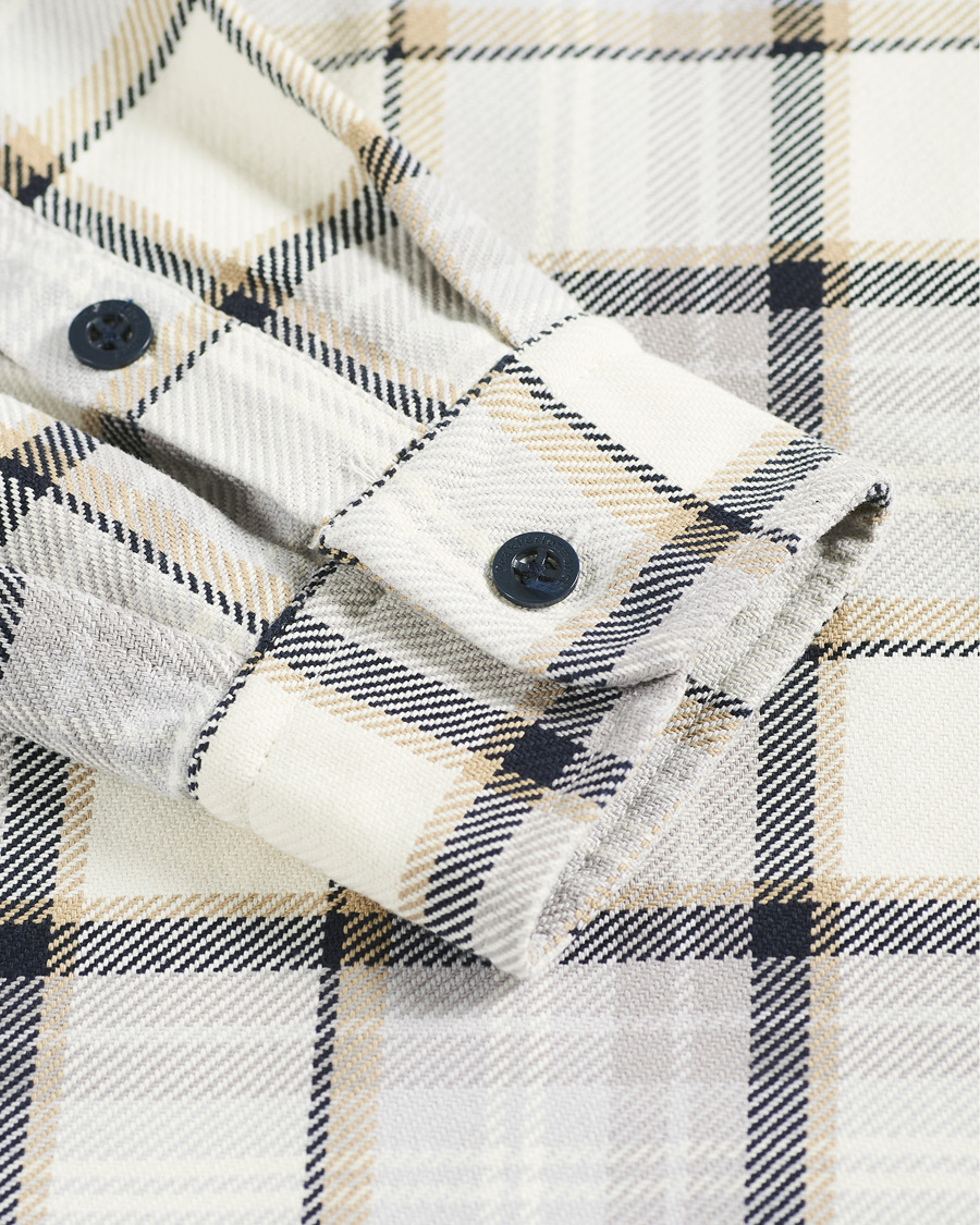 Herren | Hemden | Peak Performance | Cotton Check Shirt Creme Beige