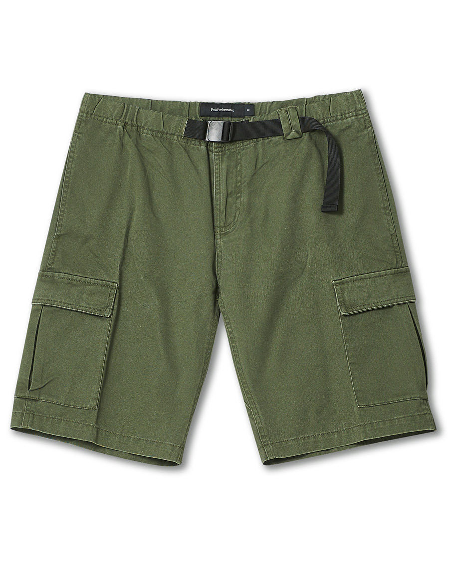 Herren | Shorts | Peak Performance | Cotton Cargo Shorts Pine Neddle