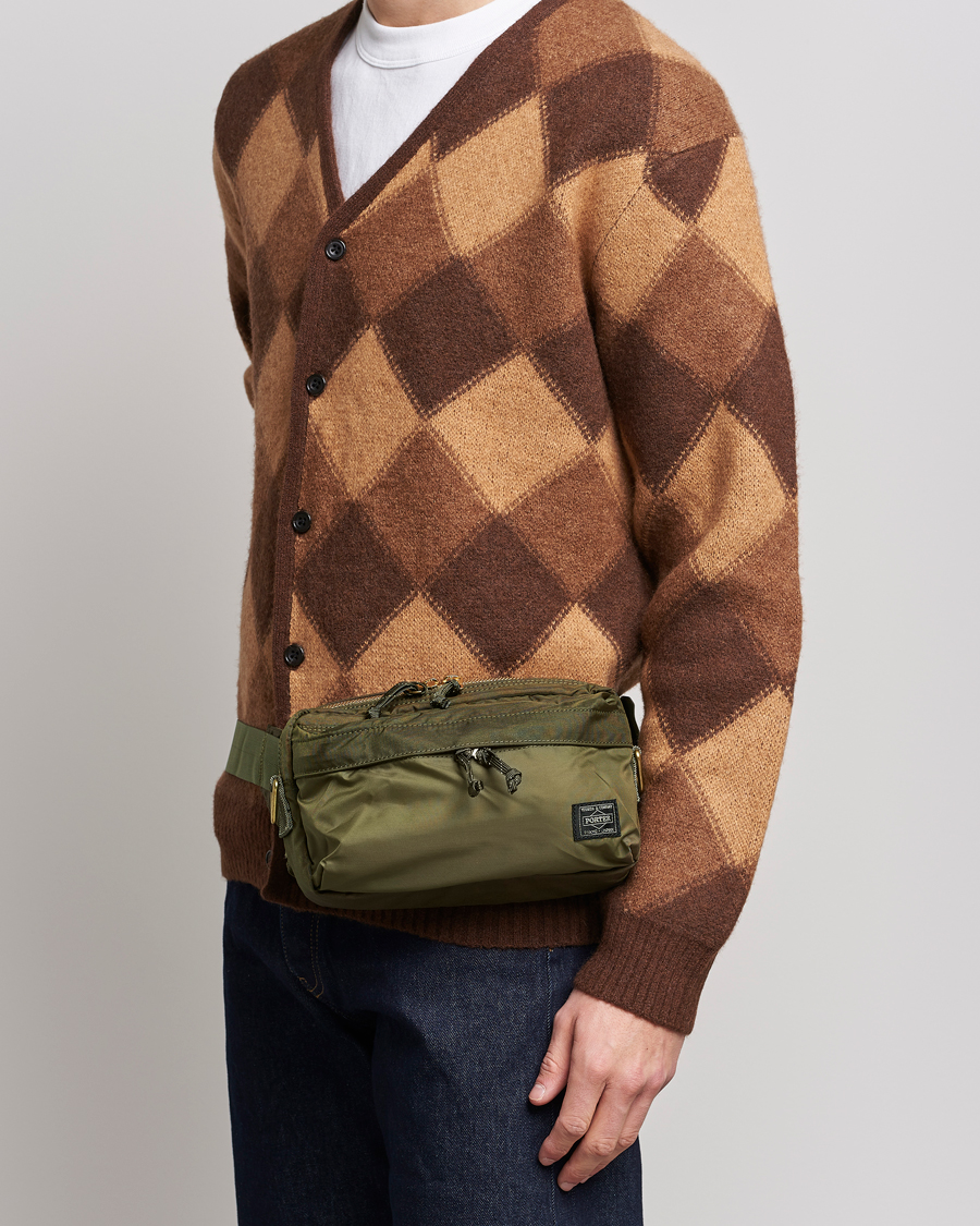 Herren | Japanese Department | Porter-Yoshida & Co. | Force Waist Bag Olive Drab