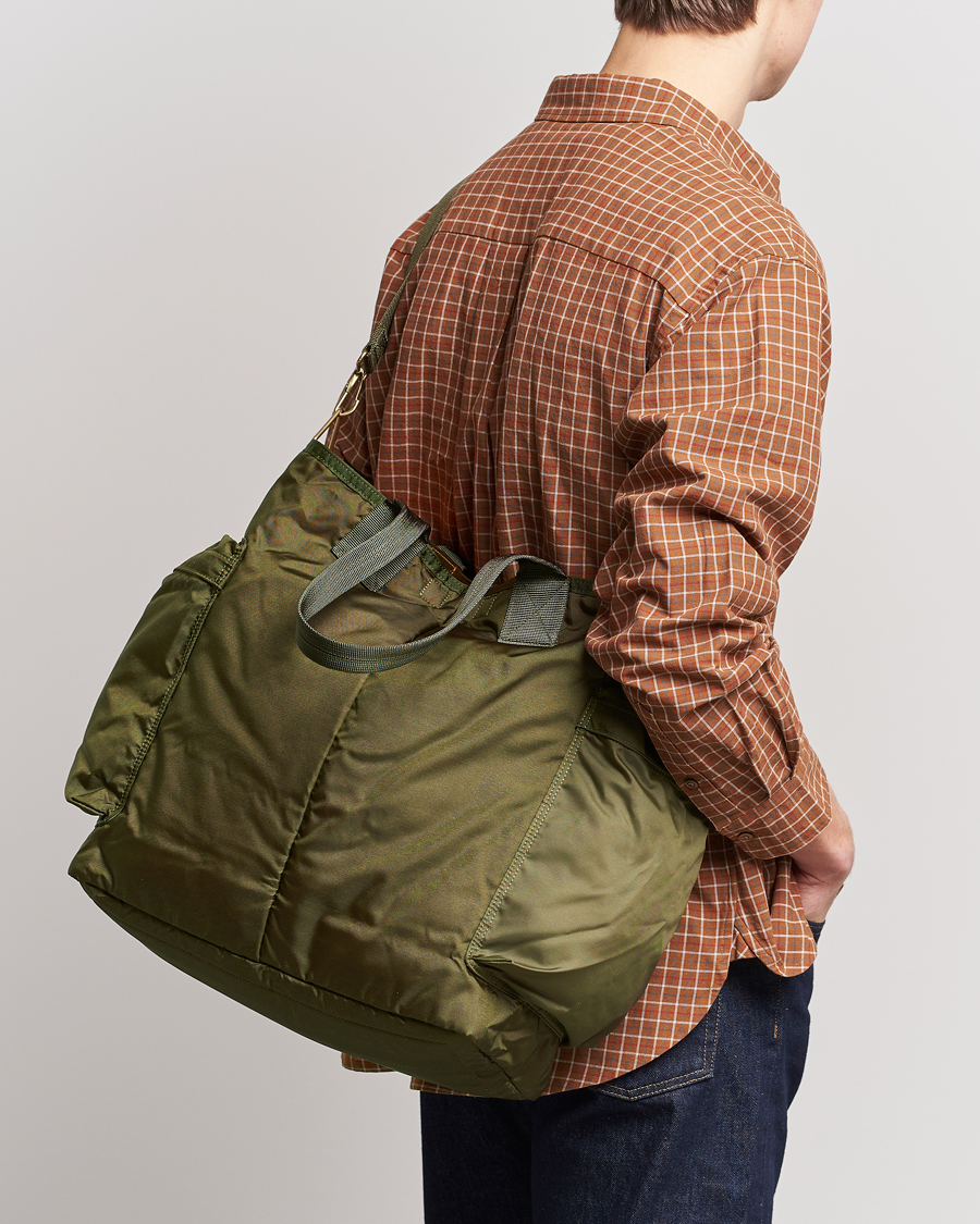 Herren | Japanese Department | Porter-Yoshida & Co. | Force 2Way Tote Bag Olive Drab