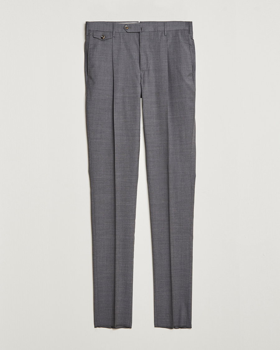 Herren | Hosen | PT01 | Gentleman Fit Wool Trousers Medium Grey