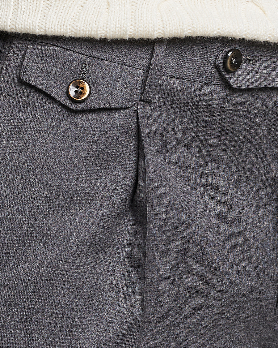 Herren | Hosen | PT01 | Gentleman Fit Wool Trousers Medium Grey