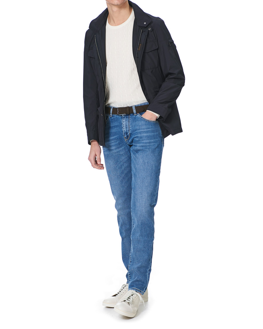 Herren | Jeans | PT01 | Slim Fit Stretch Denim Light Blue Wash