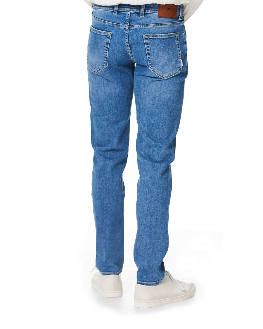 Herren | Jeans | PT01 | Slim Fit Stretch Denim Light Blue Wash