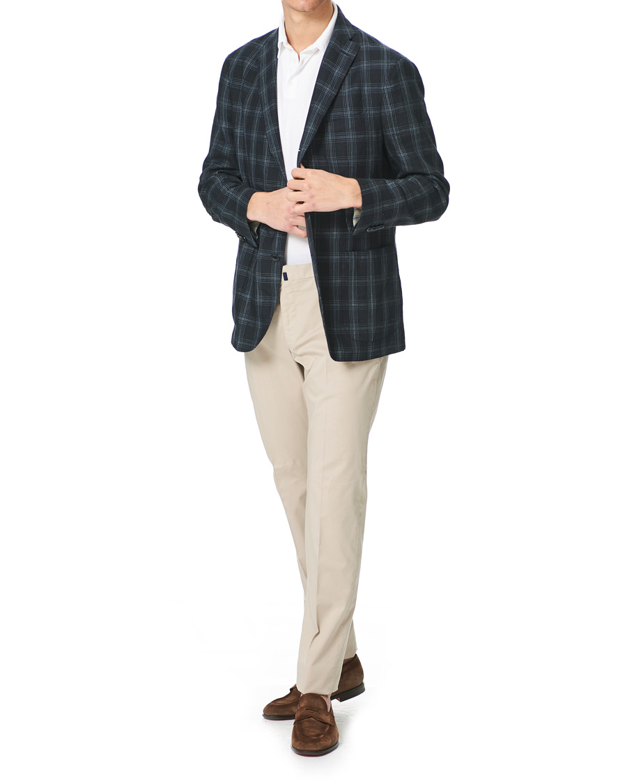 Herren | Santoni Penny Loafer Brown Suede | Santoni | Penny Loafer Brown Suede