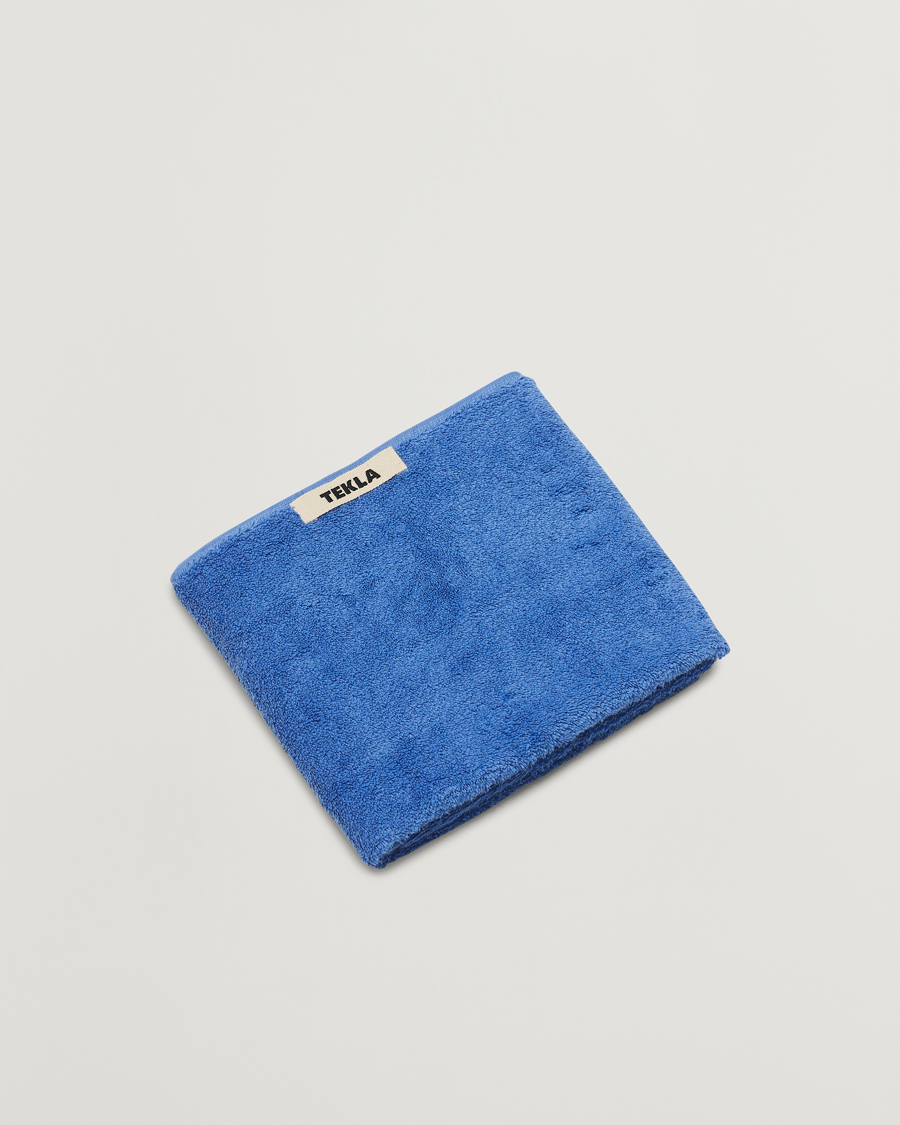 Herren | Tekla Organic Terry Hand Towel Clear Blue | Tekla | Organic Terry Hand Towel Clear Blue