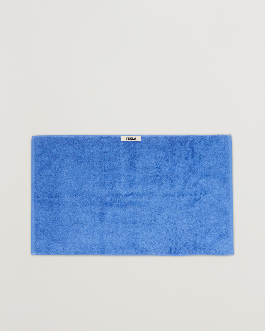 Men |  | Tekla | Organic Terry Hand Towel Clear Blue