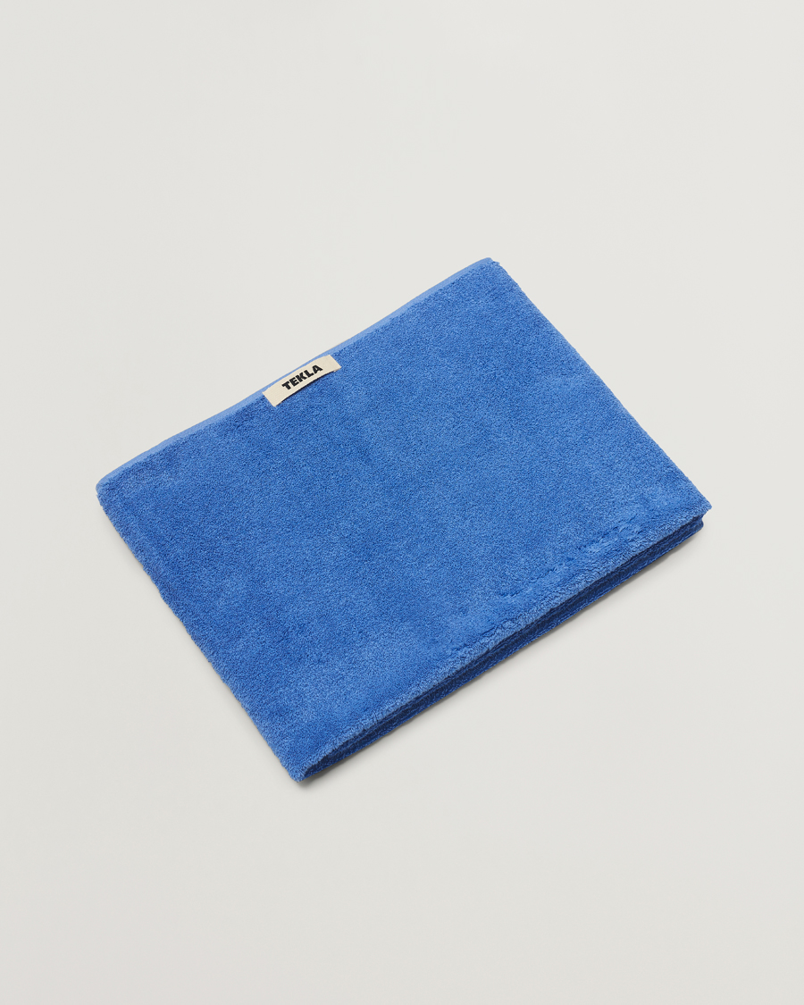 Herren | Textilien | Tekla | Organic Terry Bath Towel Clear Blue