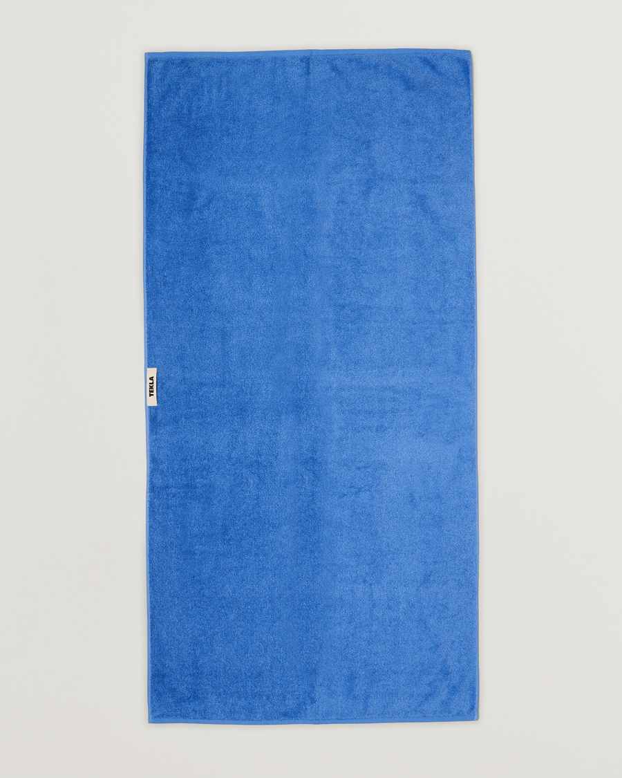 Herren | Textilien | Tekla | Organic Terry Bath Towel Clear Blue