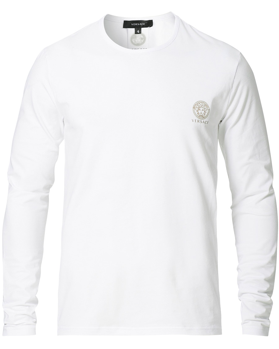 Herren | Langarm T-Shirt | Versace | Medusa Long Sleeve Tee White
