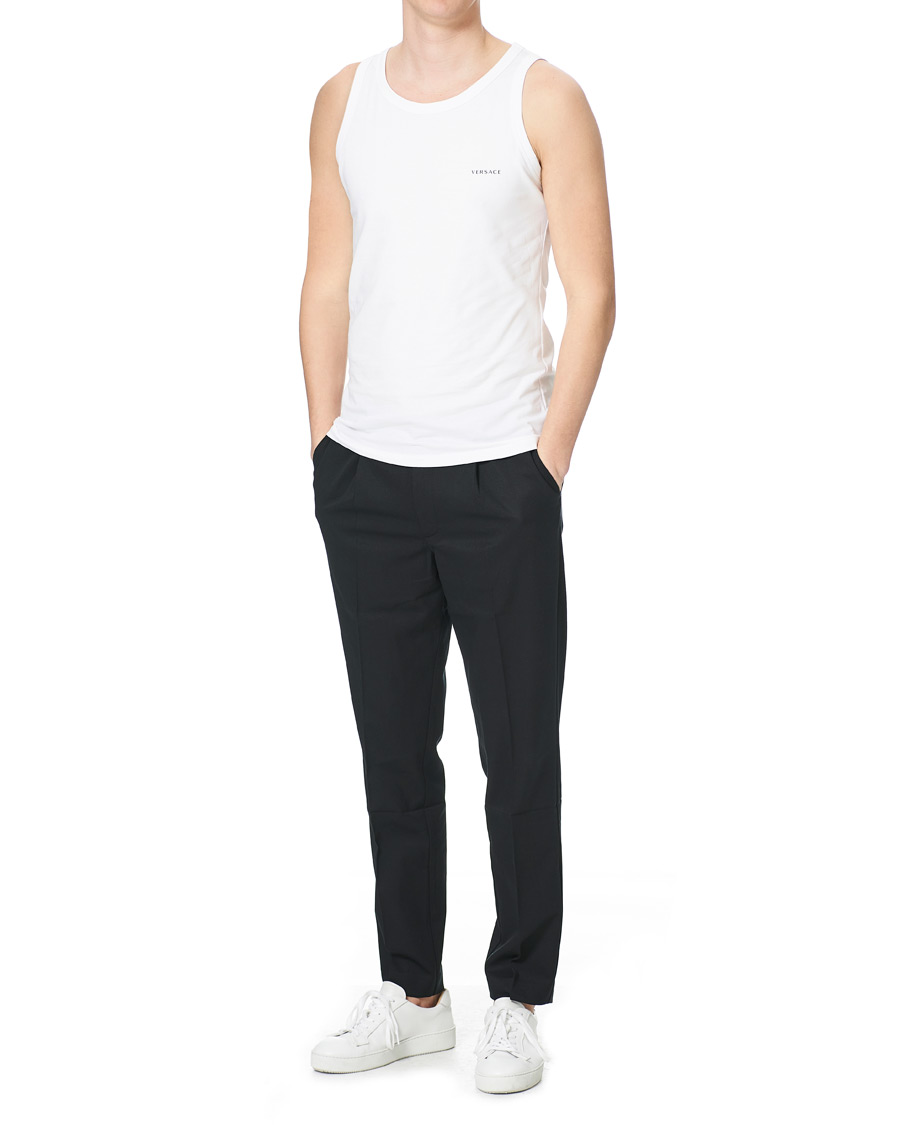 Herren | T-Shirts | Versace | Logo Tank Top White