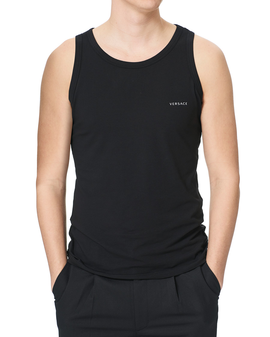 Herren |  | Versace | Logo Tank Top Black