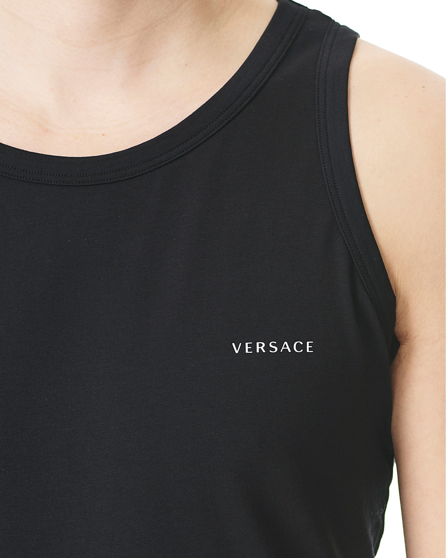 Herren | T-Shirts | Versace | Logo Tank Top Black