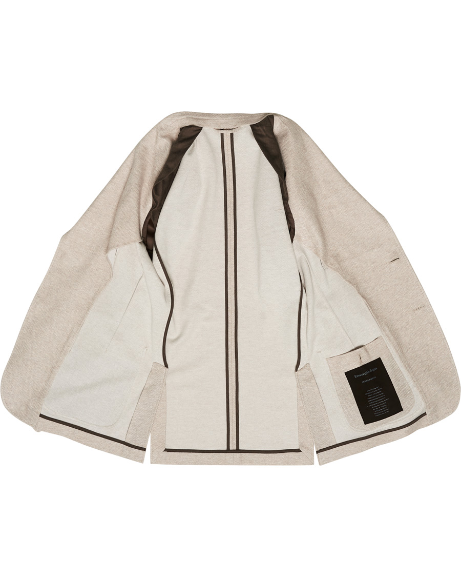 Herren | Sakkos | Ermenegildo Zegna | Cotton/Linen Informale Blazer Light Beige