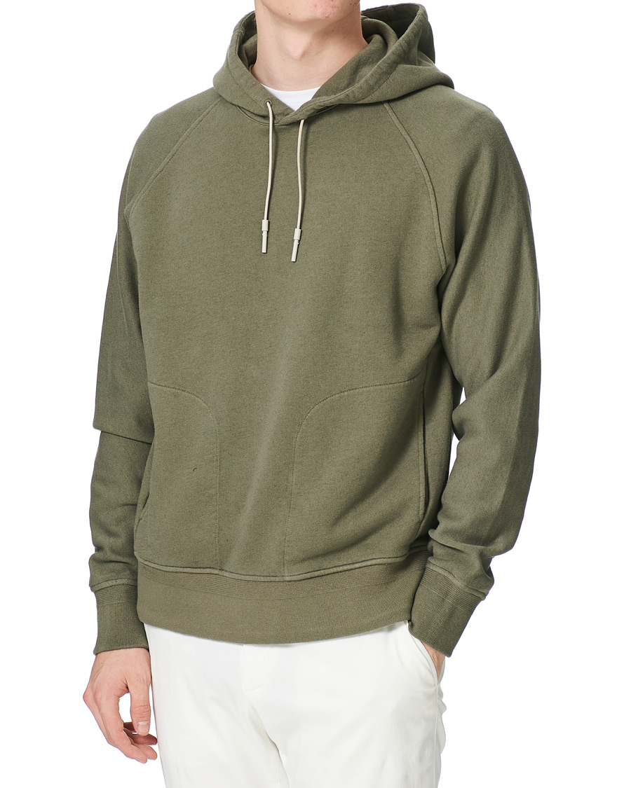 Herren | Pullover | Ermenegildo Zegna | Cotton/Cashmere Hoodie Sage Green