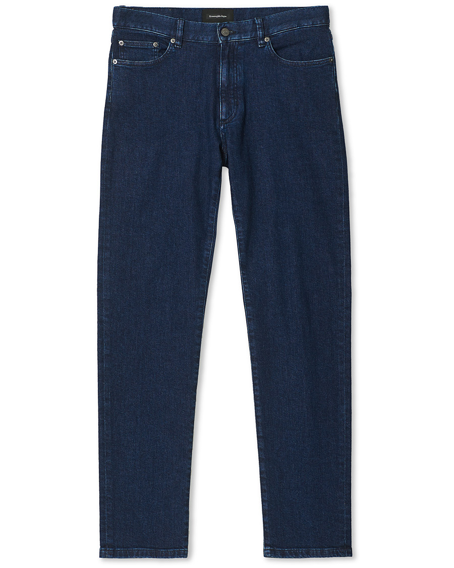 Herren | Jeans | Ermenegildo Zegna | Slim Fit Stretch Jeans Dark Indigo
