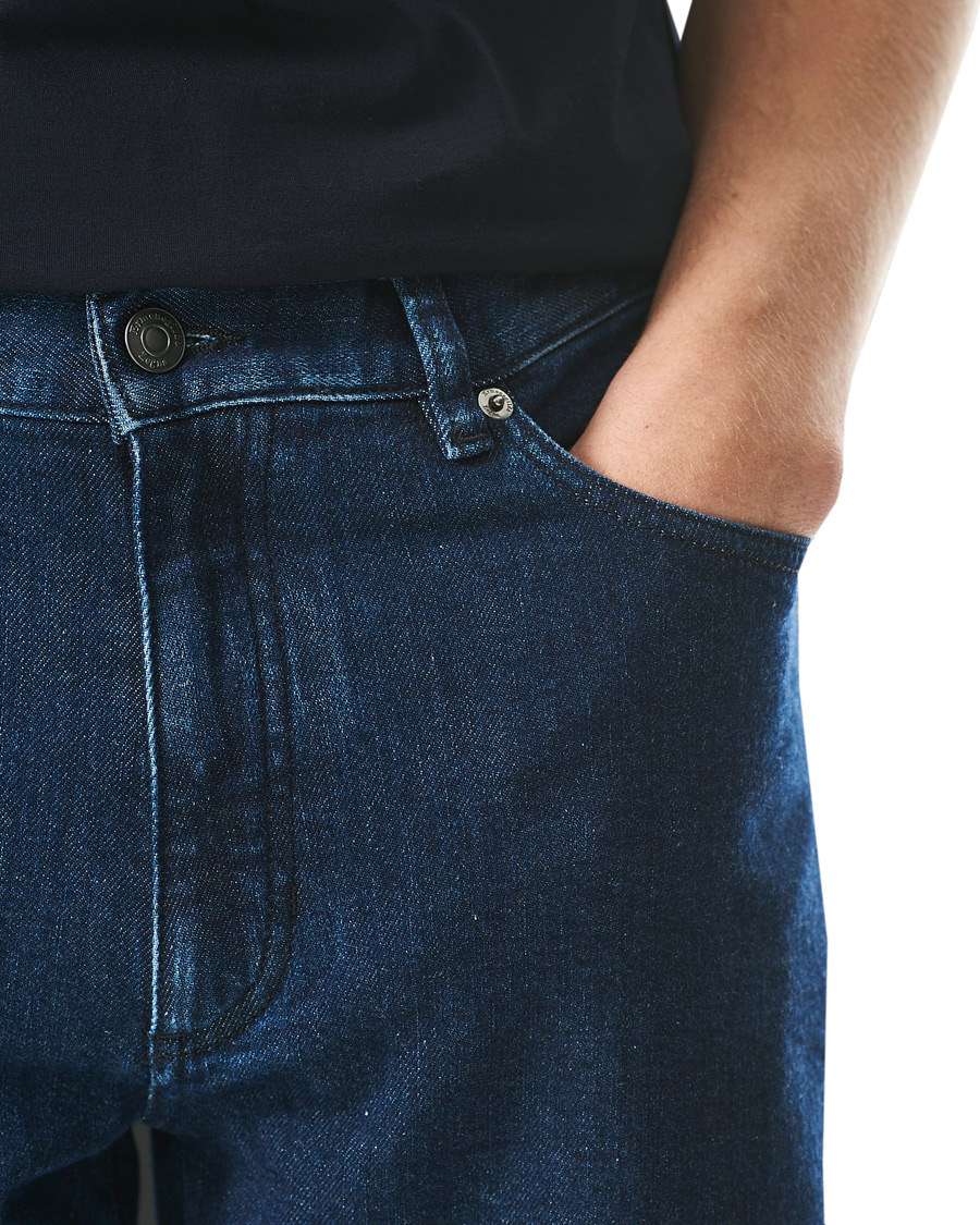 Herren | Jeans | Ermenegildo Zegna | Slim Fit Stretch Jeans Dark Indigo