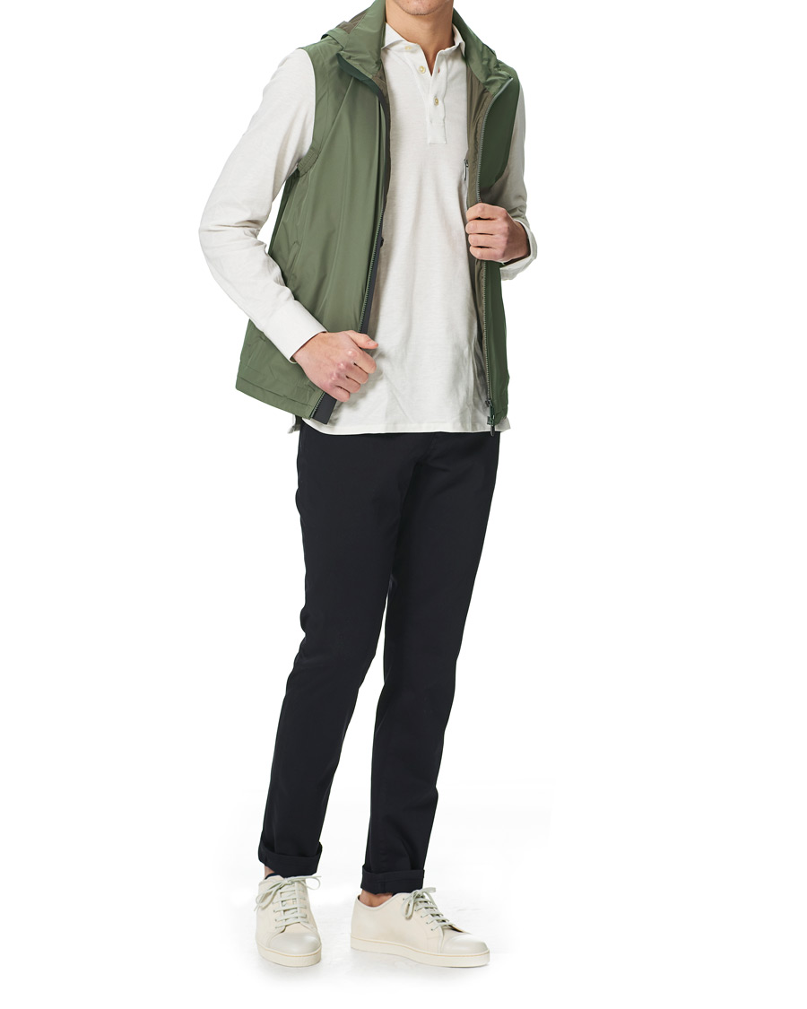 Herren | Jacken | Z Zegna | Hooded Microfiber Vest Olive